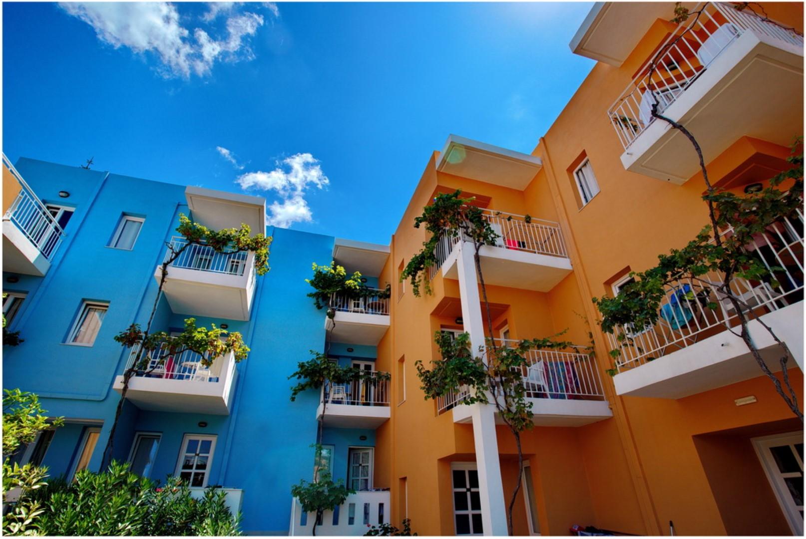 Bellos Hotel Apartments Hersonissos  Exteriör bild